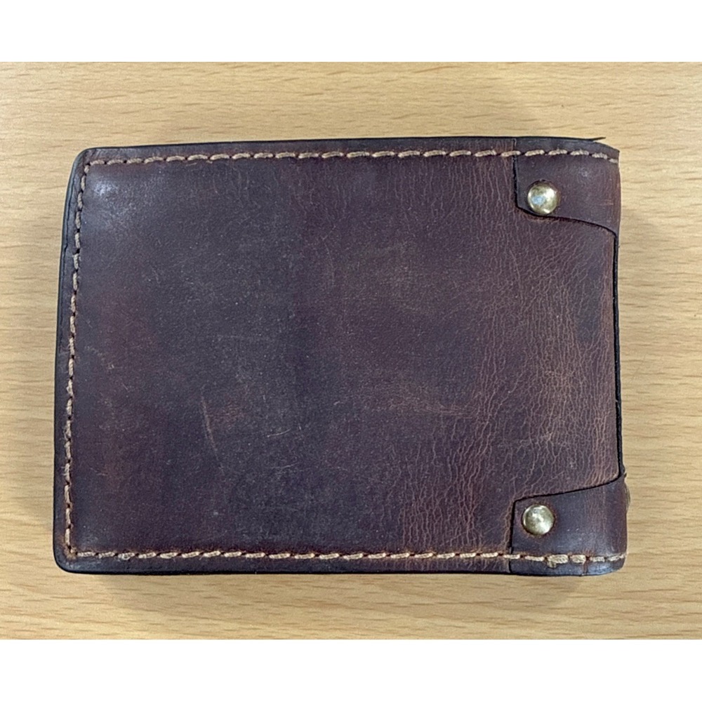 Fossil Men's Bifold with Flip ID Brown Leather Wallet - Picture 5 of 6